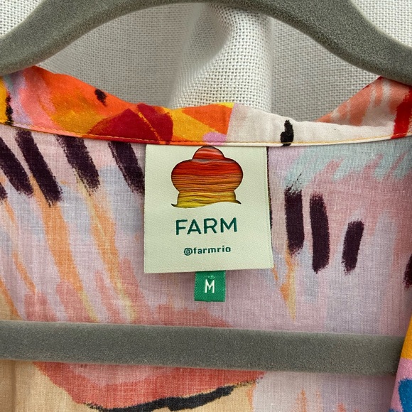 FARM Rio Colorful Abstract Crop Top - Picture 4 of 5
